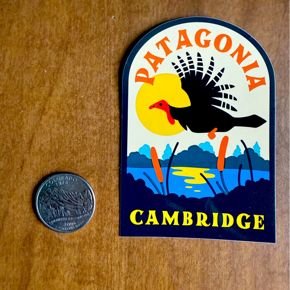Patagonia Cambridge turkey sticker